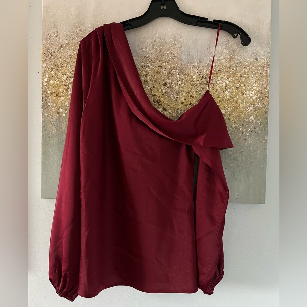 Wayf Satin Blouse (NWT)
